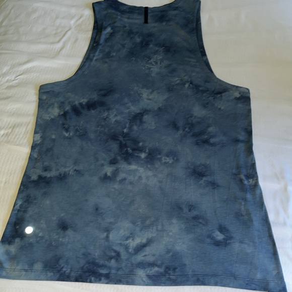 NEW Lululemon Always Agile Tank Diamond Dye True Navy Chambray size L - Picture 8 of 10